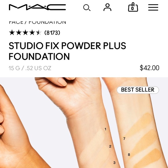 x1 MAC C3 STUDIO FIX POWDER PLUS FOUNDATION BRAND NEW BOXED - Picture 11 of 12
